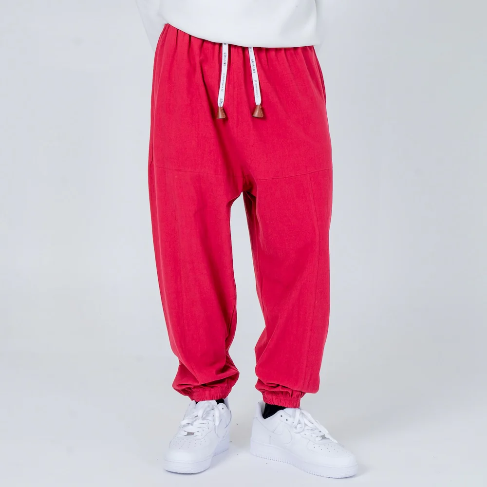 Shao - Pantalon harem confort en coton - Image 11