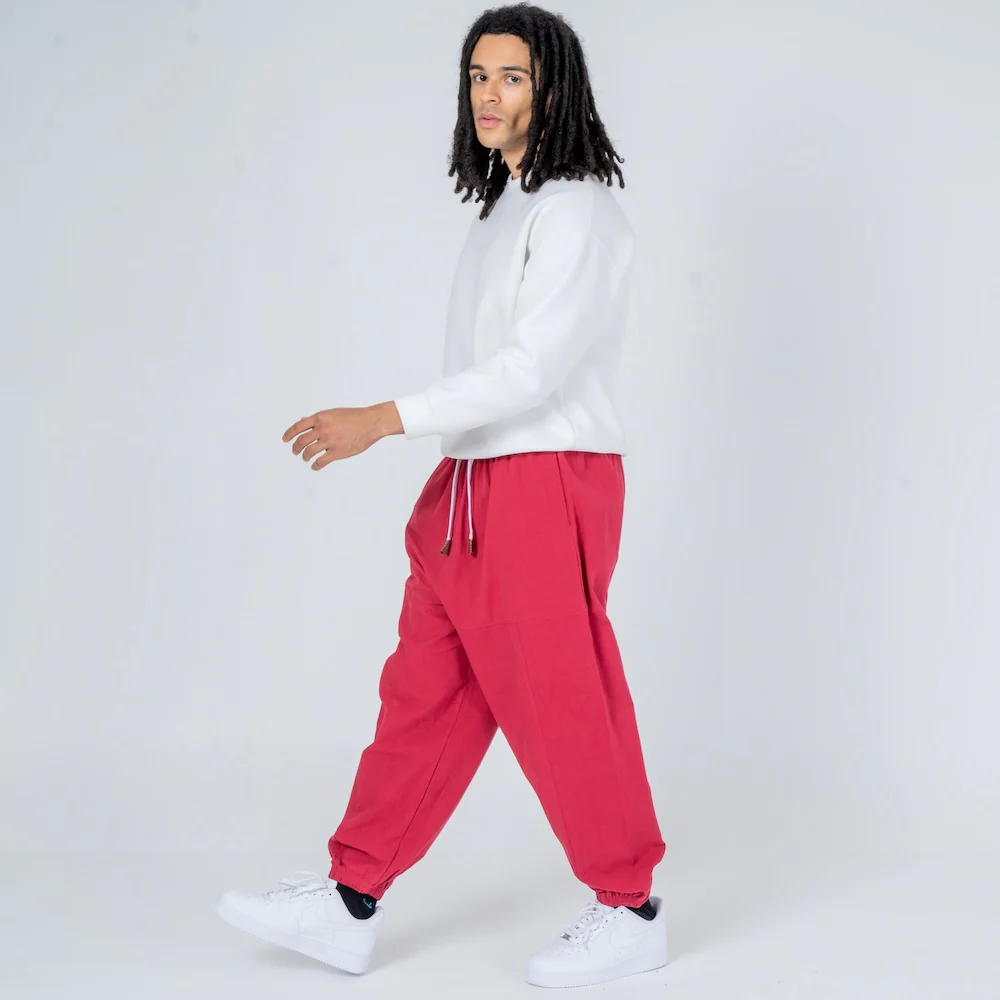 Shao - Pantalon harem confort en coton - Image 12