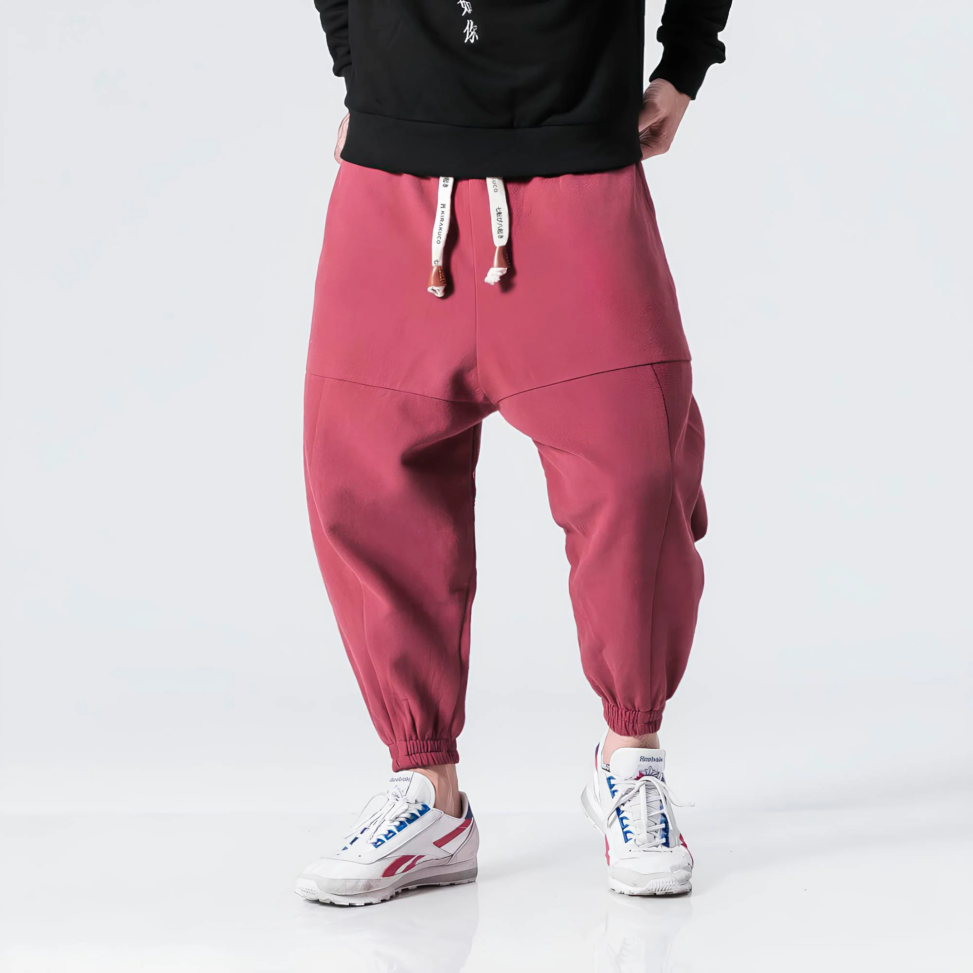 Shao - Pantalon harem confort en coton - Image 3