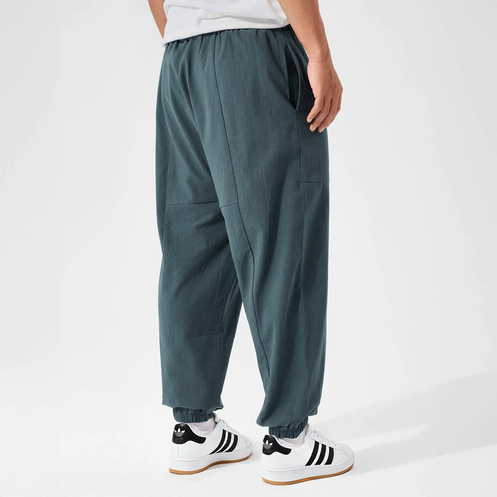 Shun - Pantalon harem confort en coton - Image 4