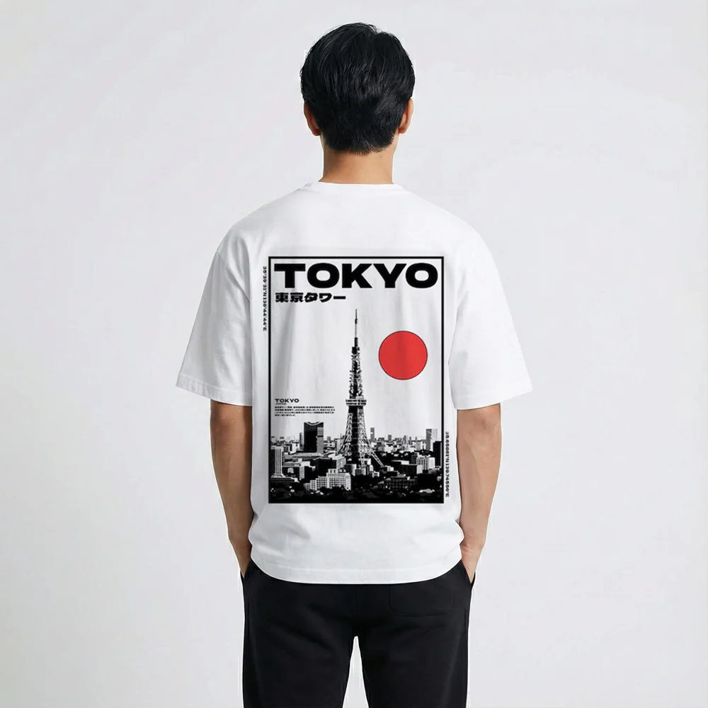 Tokyo - T-shirt japonais oversize - Image 6