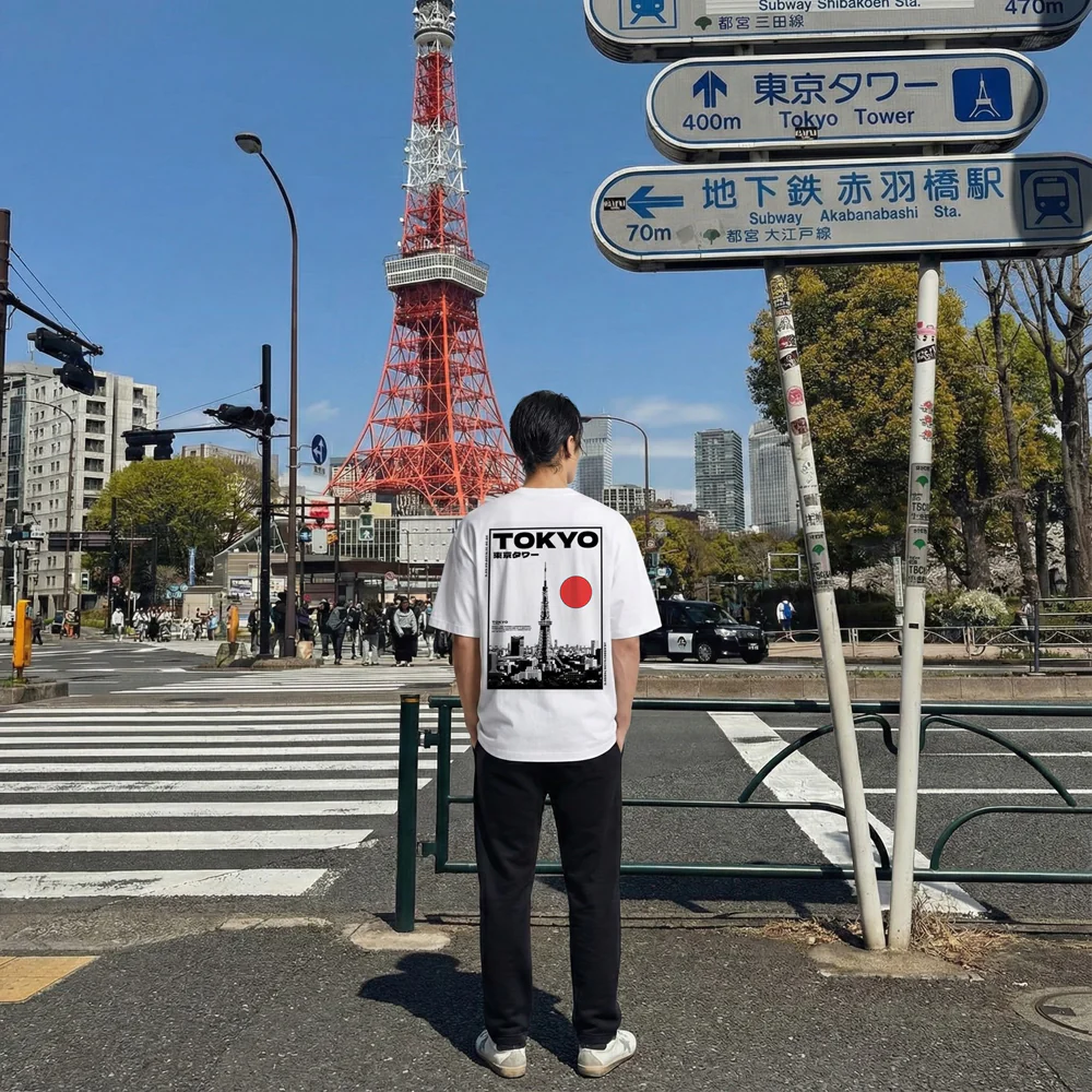 Tokyo - T-shirt japonais oversize - Image 7